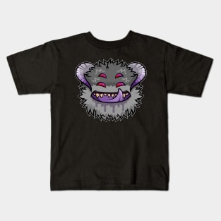 Diabolical Fuzzball (charcoal) Kids T-Shirt
